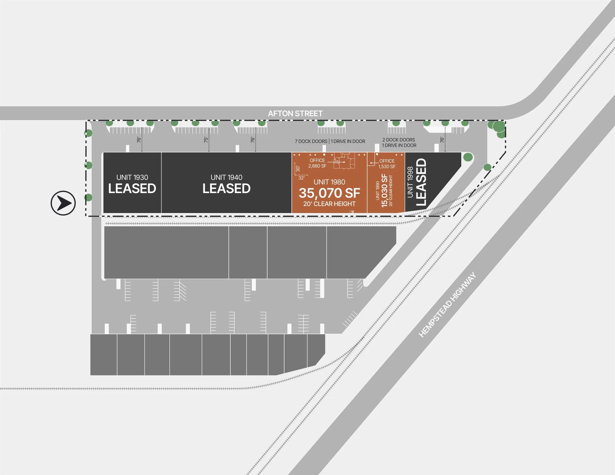 Details of 1910-1998 Afton Road, Houston, TX 77055 - Industrial Property For Lease
