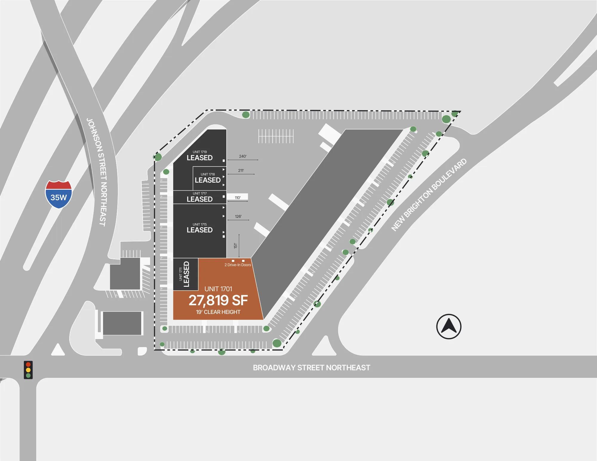 Details of 1701 Broadway St N E, Minneapolis, MN 55413 - Industrial Property For Lease
