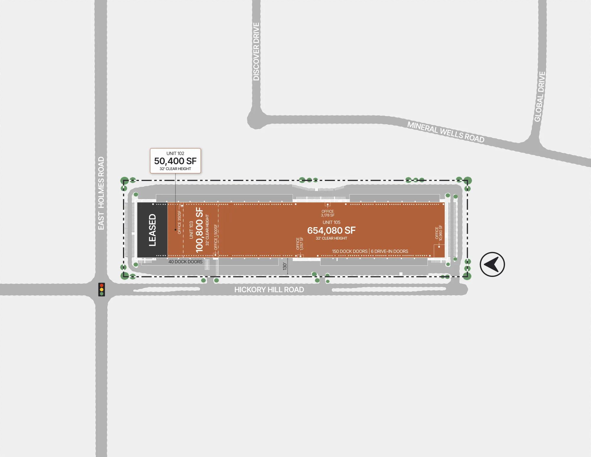 Details of 5300 Hickory Hill Road, Memphis, TN 38141 - Industrial Property For Lease