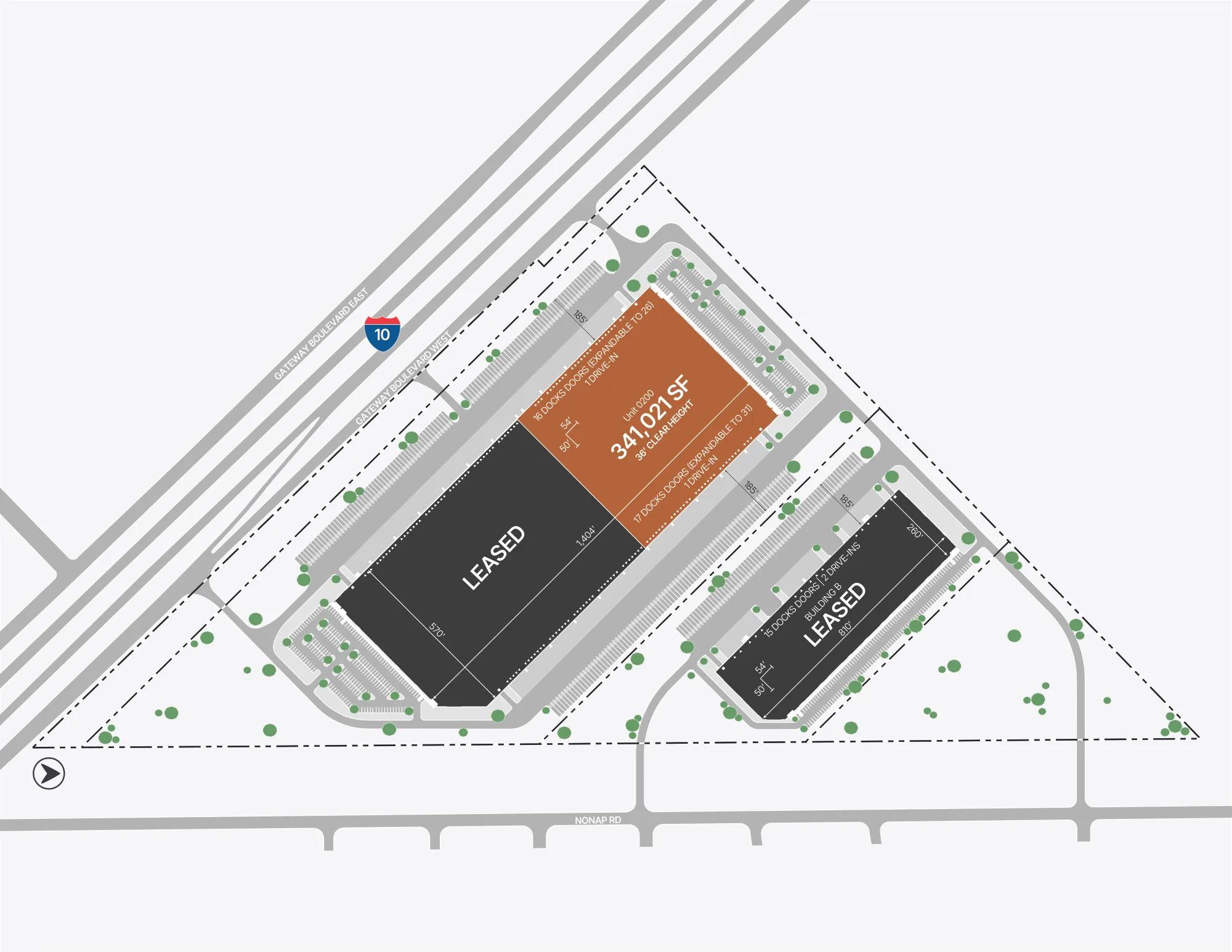 Details of 13699 Gateway Boulevard West, El Paso, TX 79928 - Industrial Property For Lease