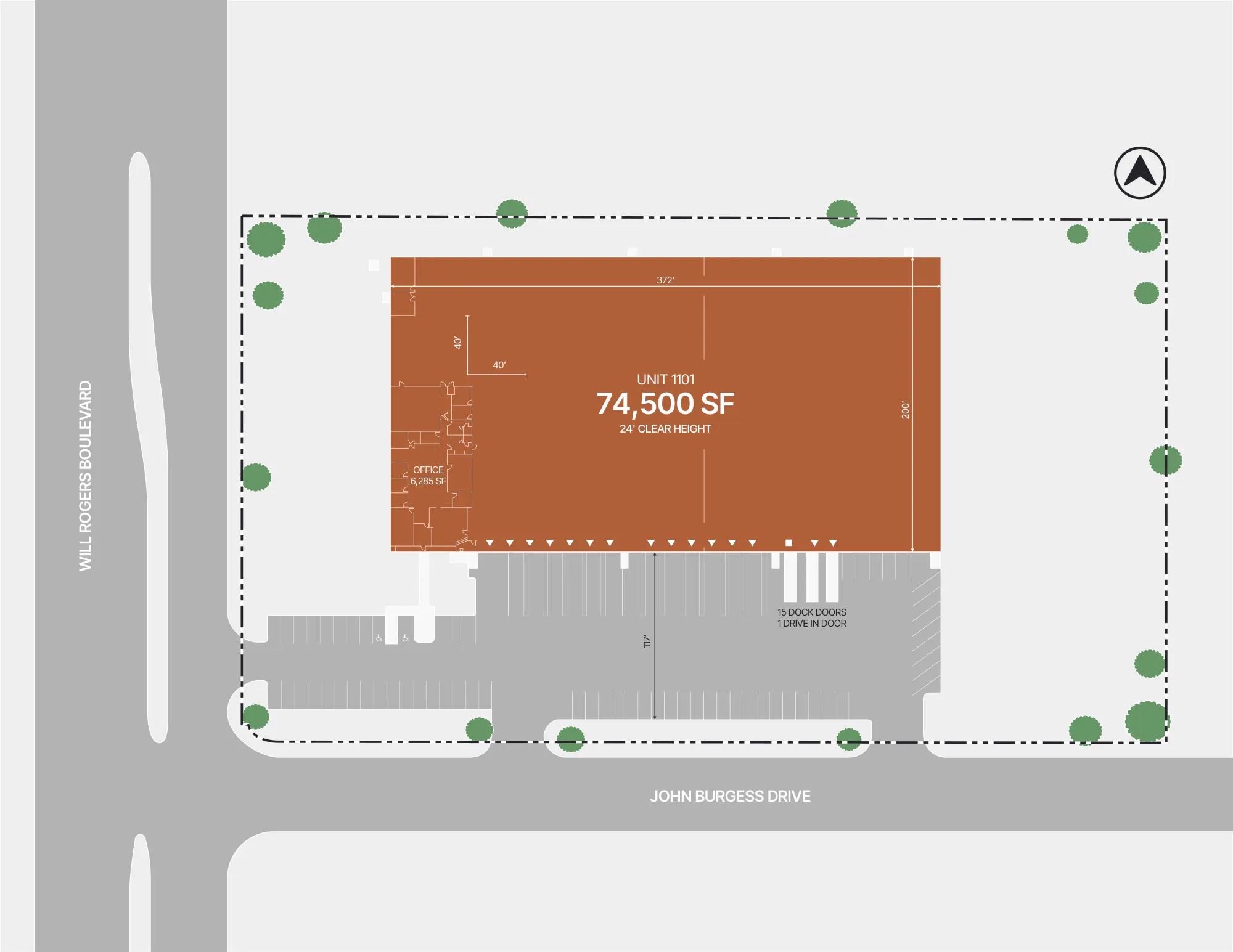Details of 1101 John Burgess Drive, Fort Worth, TX 76140 - Industrial Property For Lease