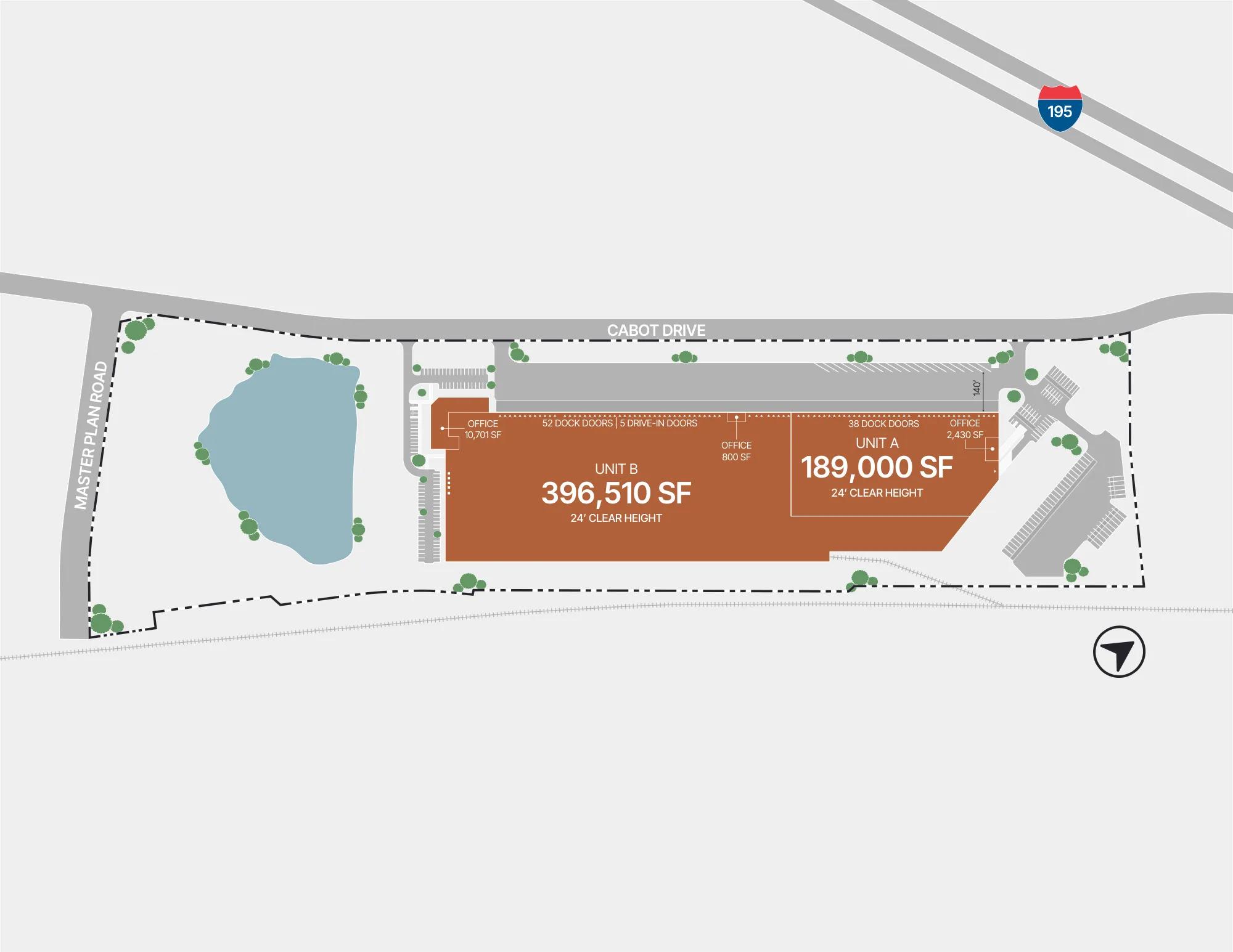 Details of 400 Cabot Drive Unit B, Hamilton Township, NJ 08690 - Industrial Property For Lease