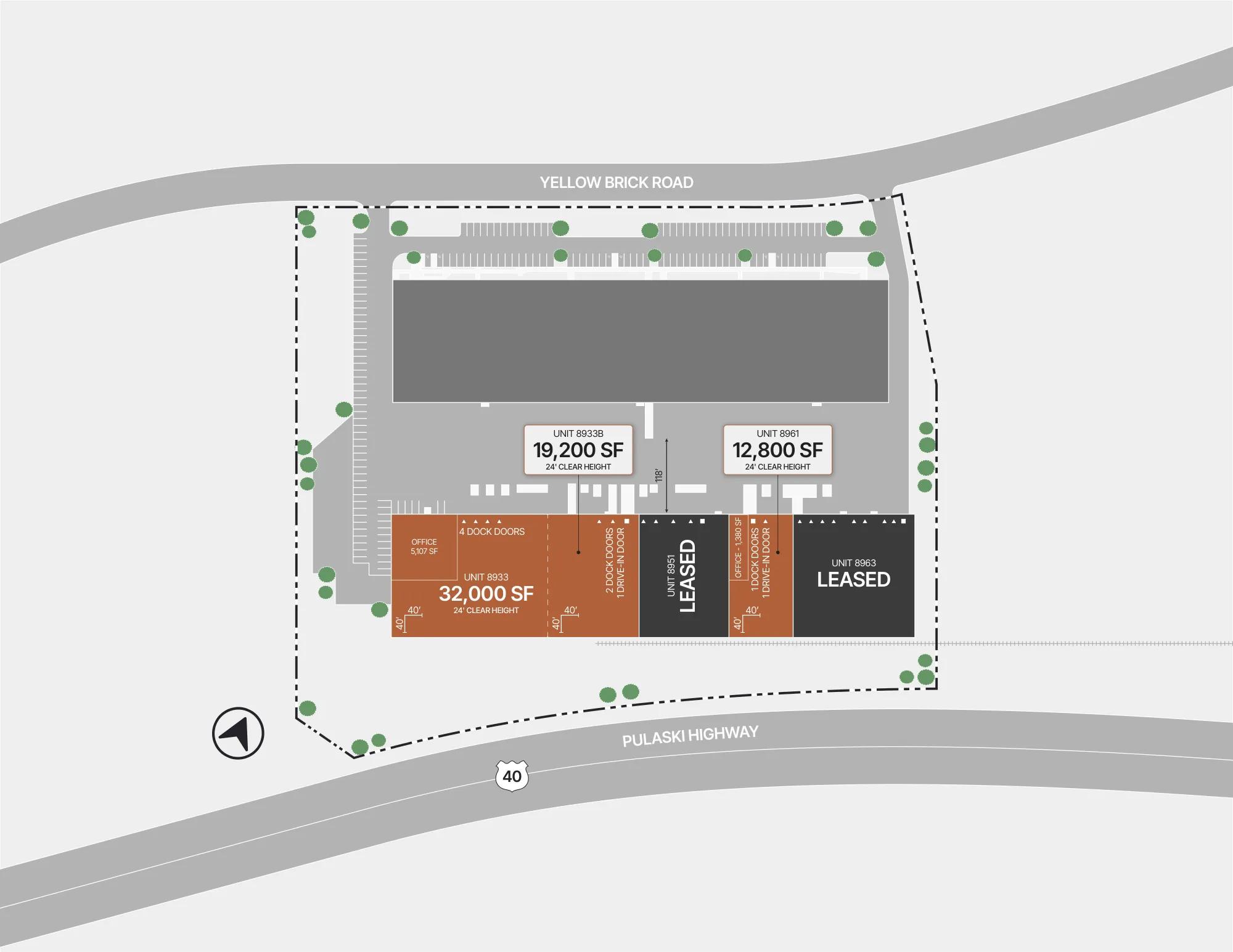 Details of 8965 Yellow Brick Rd, Rosedale, MD 21237 - Industrial Property For Lease