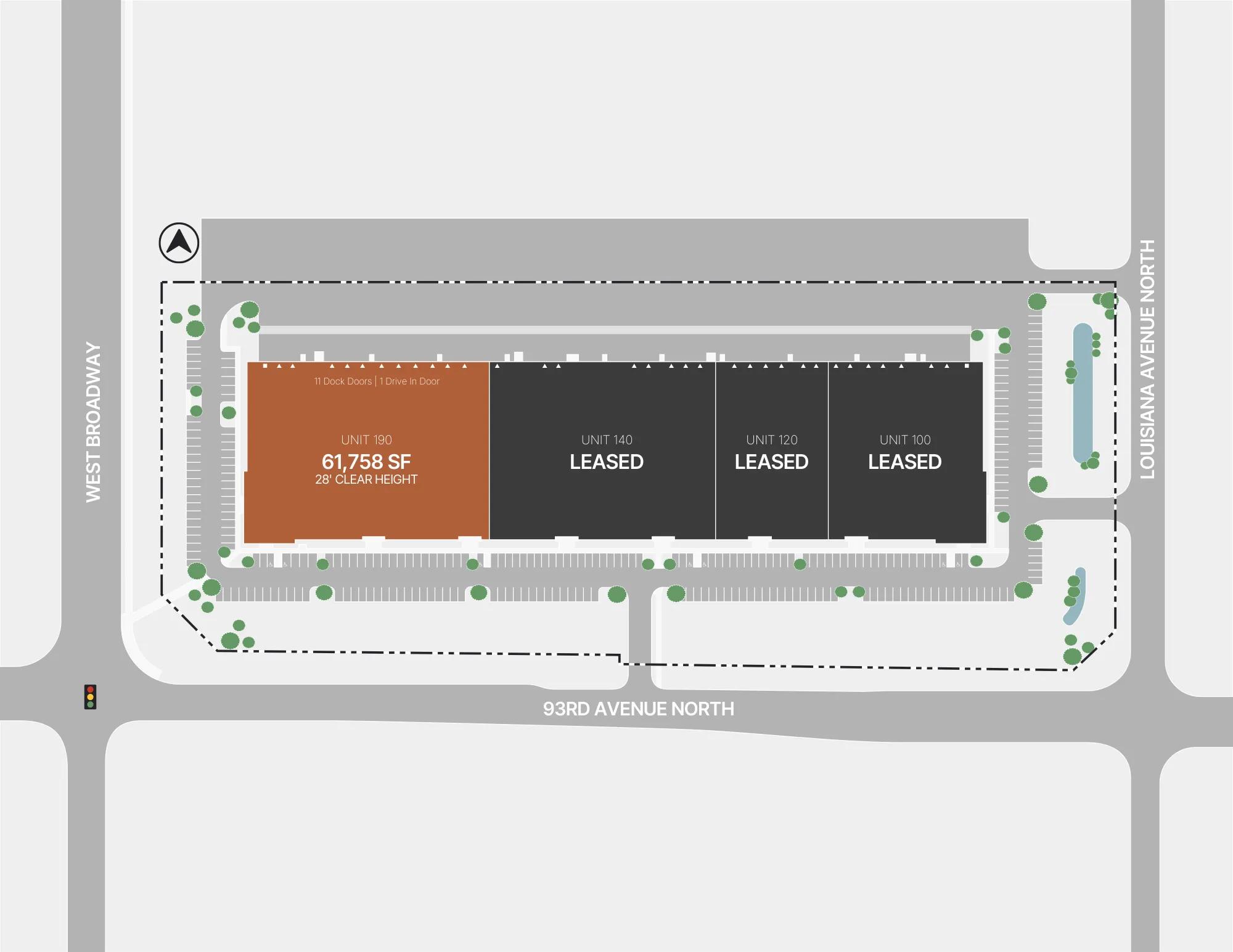 Details of 7200 - 7280 93rd Ave North, Minneapolis, MN 55445 - Industrial Property For Lease