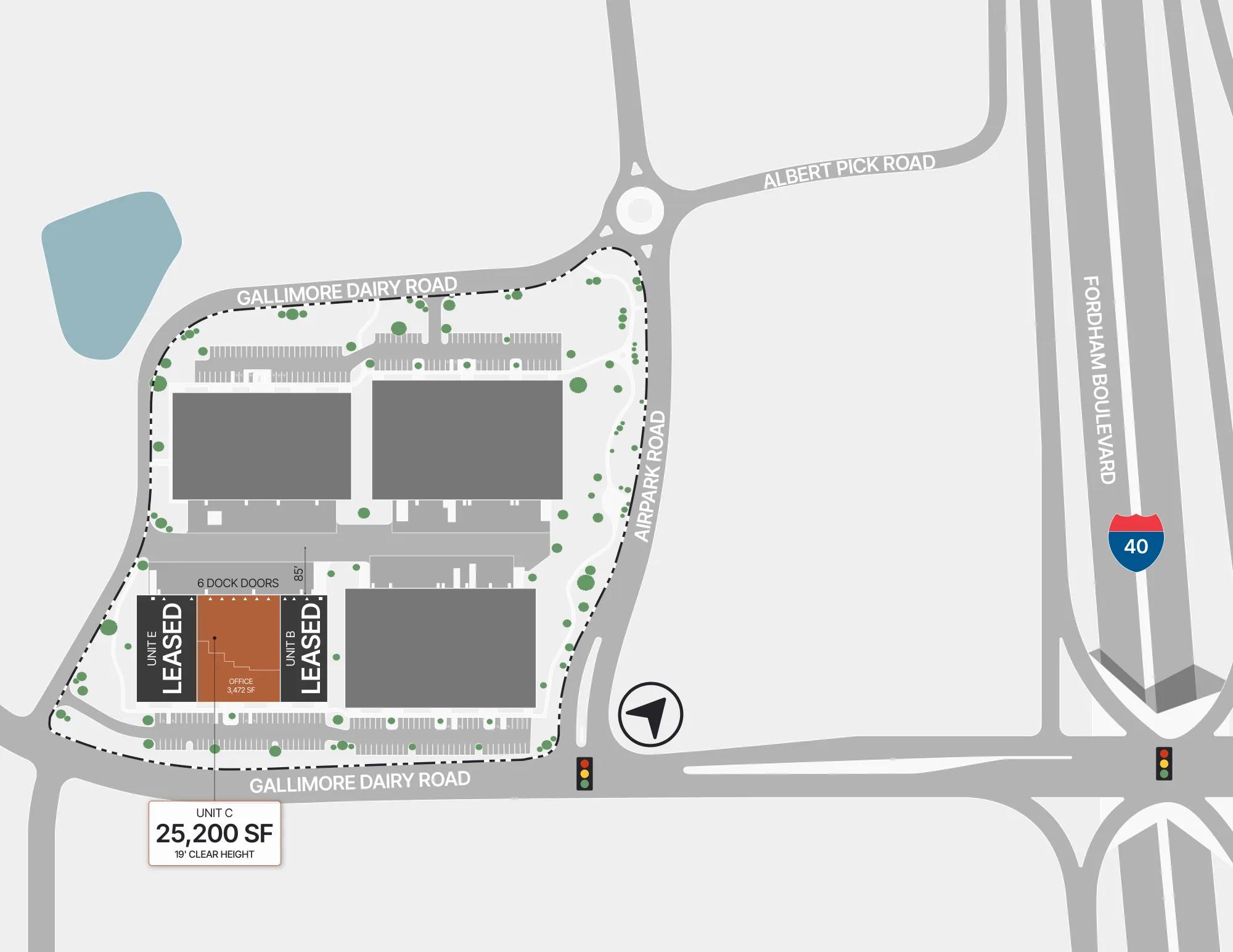 Details of 408 Gallimore Dairy Road, Greensboro, NC 27409 - Industrial Property For Lease