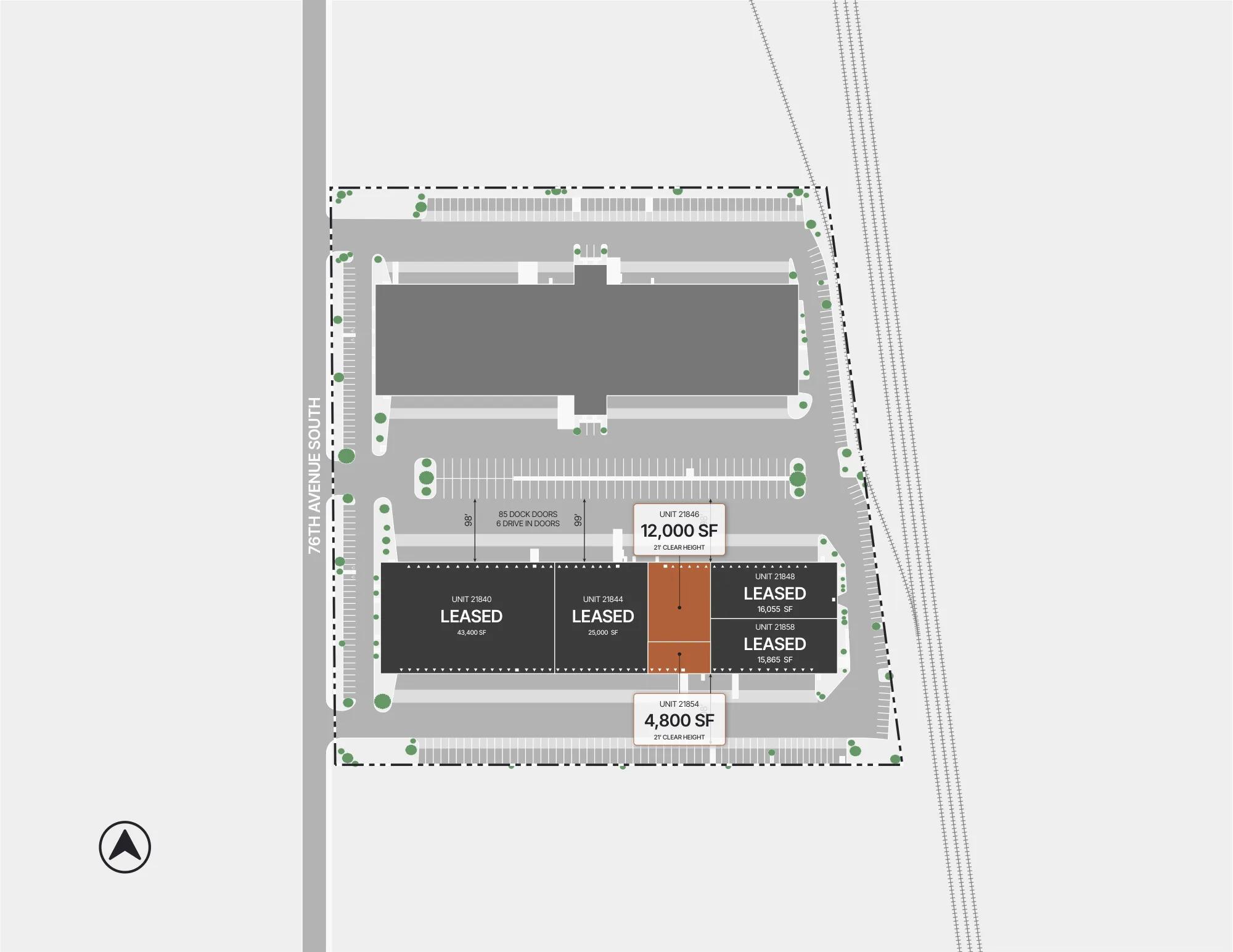 Details of 21840-21858 76th Ave S., Kent, WA 98032 - Industrial Property For Lease