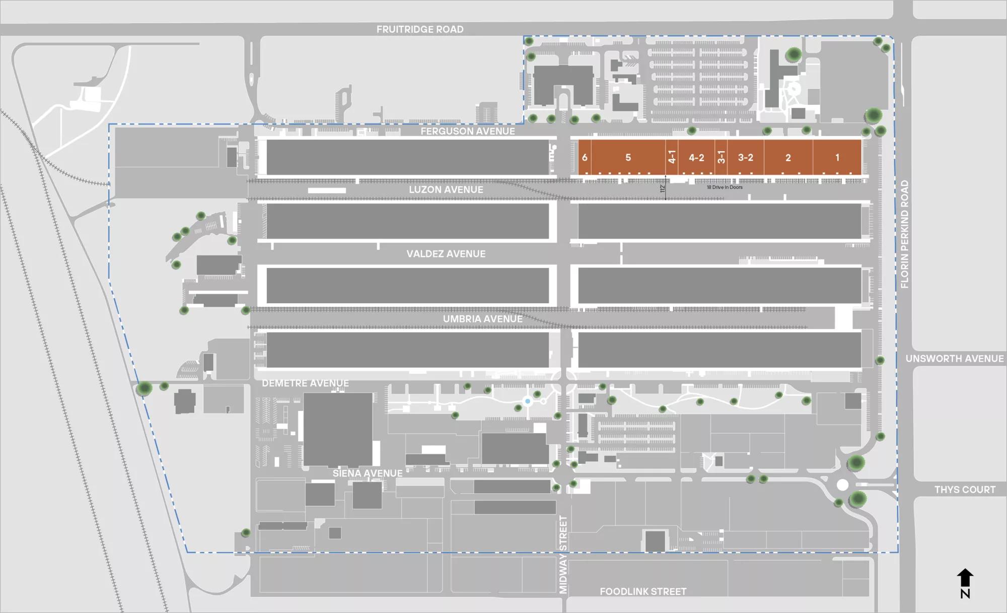Details of 8301-8340 Ferguson/8304-8351 Luzon Avenue, Sacramento, CA 95828 - Industrial Property For Lease