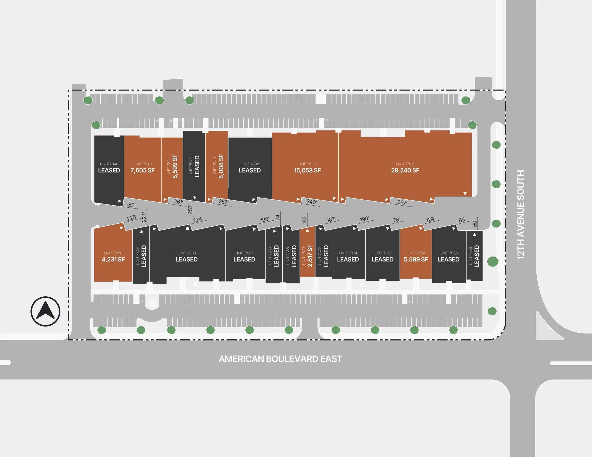 Details of 7830-7890 12th Avenue South, Minneapolis, MN 55425 - Industrial Property For Lease