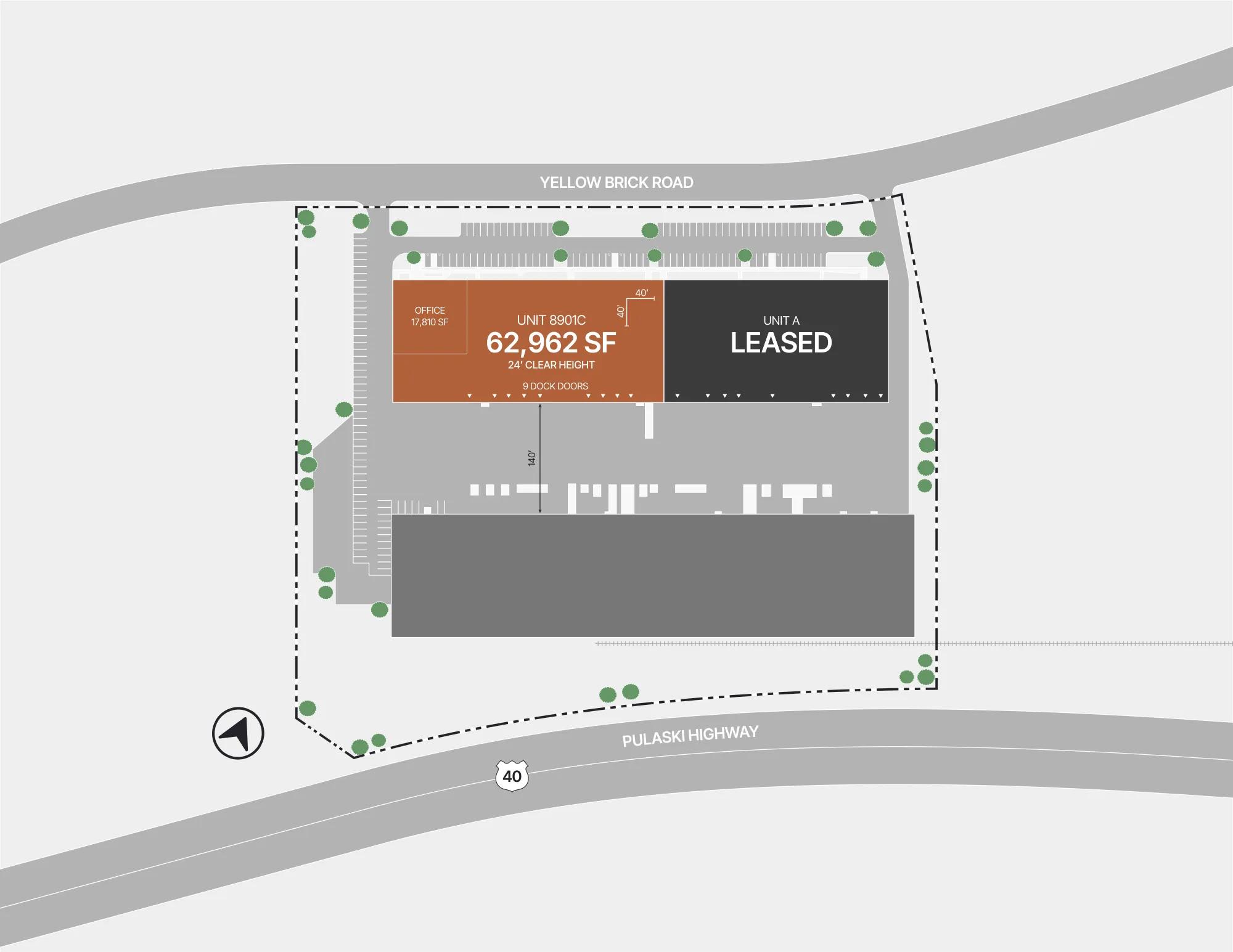 Details of 8901 Yellow Brick Rd, Rosedale, MD 21237 - Industrial Property For Lease