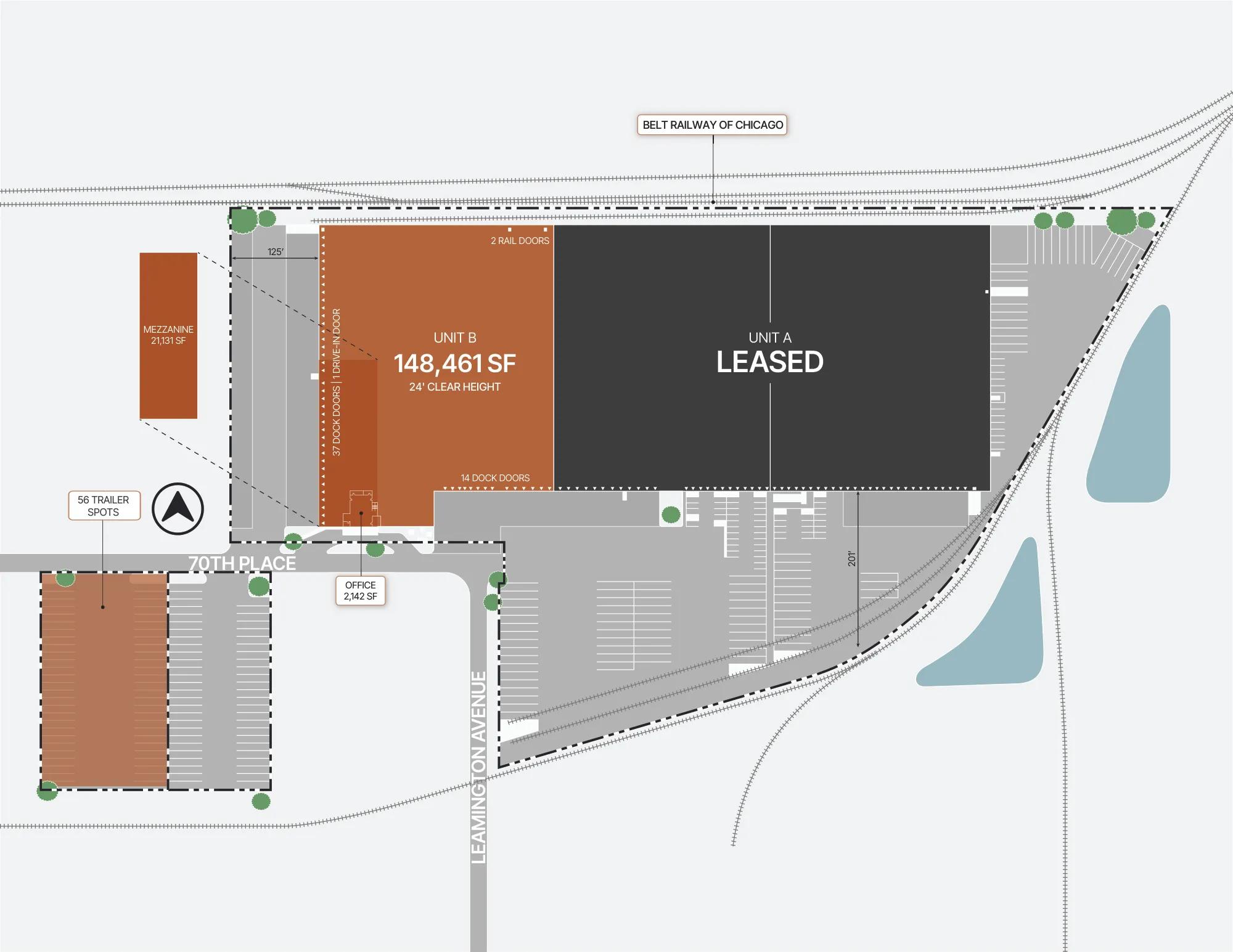 Details of 5100 West 70th Place, Bedford Park, IL 60638 - Industrial Property For Lease