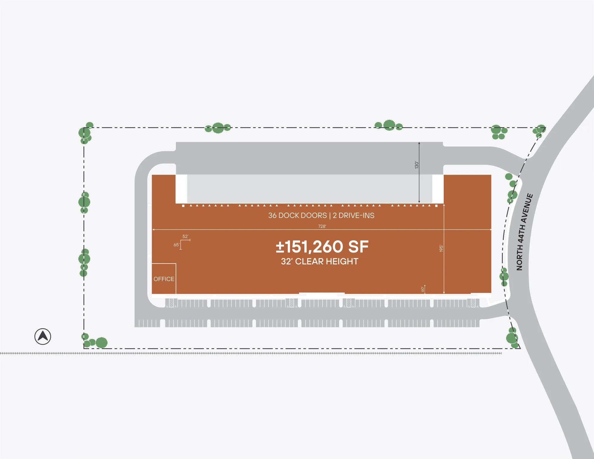 Details of 844 North 44th Avenue, Phoenix, AZ 85043 - Industrial Property For Lease